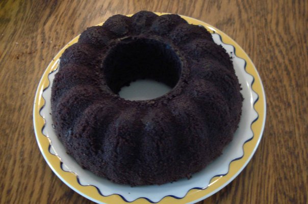 Sempat juga bikin Cake Ketan Hitam di Belanda