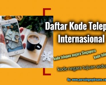 Daftar Kode Telepon Internasional