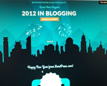 My Annual Report 2012 :)