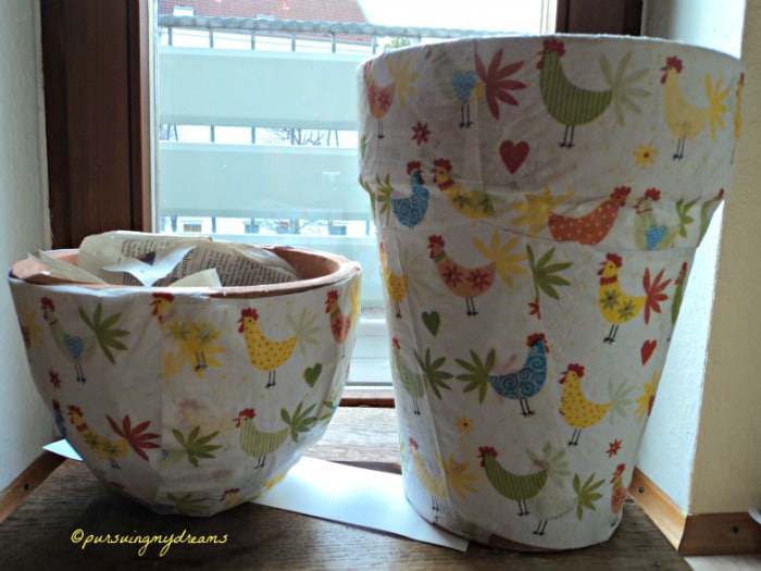 Pot Hasil Napkin technique