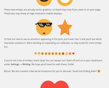 Emoticon Baru di WordPress Wajib di Coba
