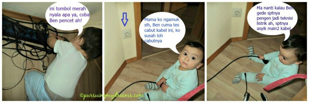 Dilarang main komputer sama bos kicik