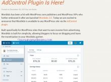 Pengumuman resminya kalau blog self hosted sudah bisa ikutan wordads