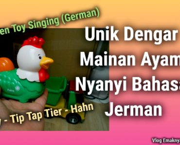 Unik Dengar Mainan Ayam Nyanyi Bahasa Jerman