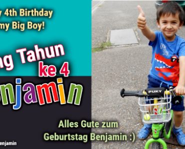 Benjamin Ulang Tahun ke 4